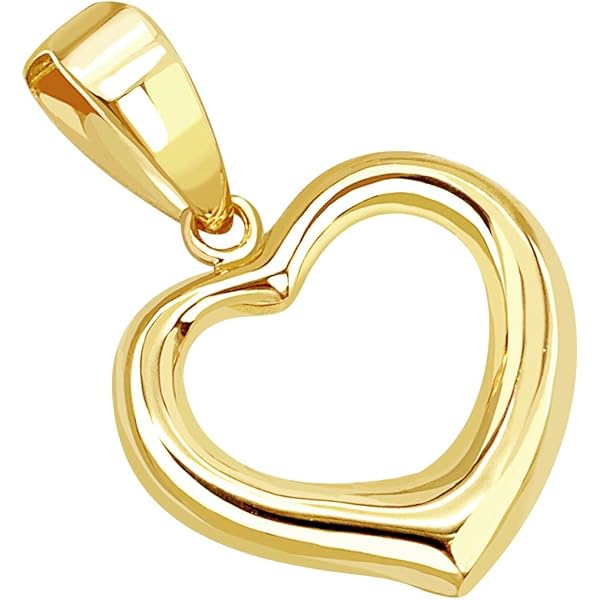 オープンハート型チャーム 2個セット 18K オープンハート型チャーム 2個セット 18K オープンハート型